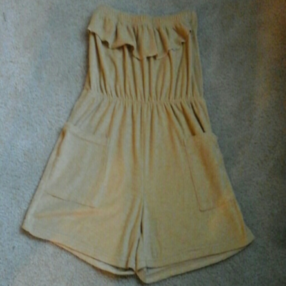 Tan Romper